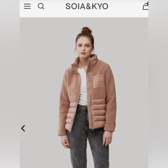 SOIA & KYO Colleen Women's Sherpa  hybrid slim fit jacket - Picture 4 of 12